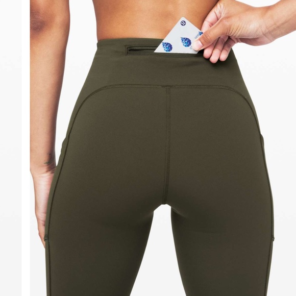 Lululemon Speed Up Tight 31" Dark Olive size 6 - Picture 6 of 8